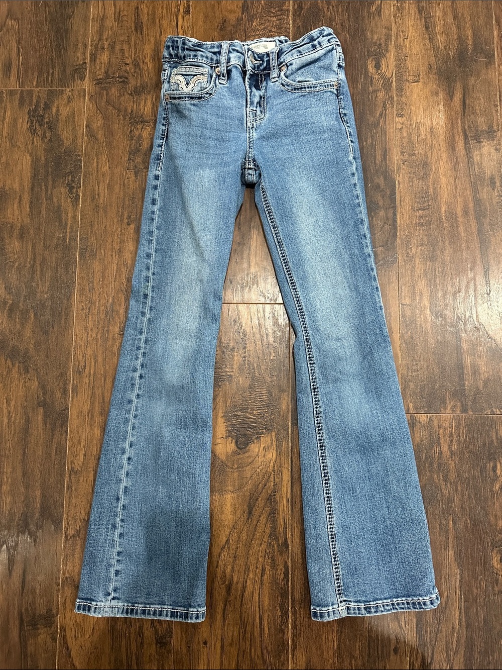 Kids Light Blue Bootcut Jeans